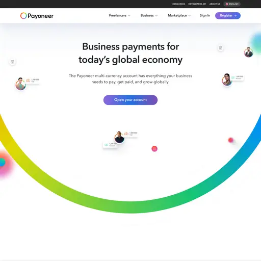 Payoneer mang đến cho doanh nghiệp của bạn cơ hội kết nối với thế giới một cách nhanh chóng và an to
