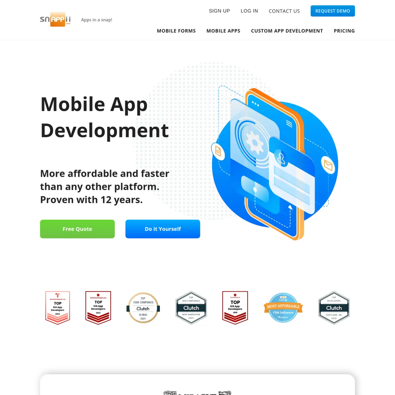 Snappii là một nền tảng phát triển ứng dụng di động được thiết kế dành cho các doanh nghiệp để tạo c