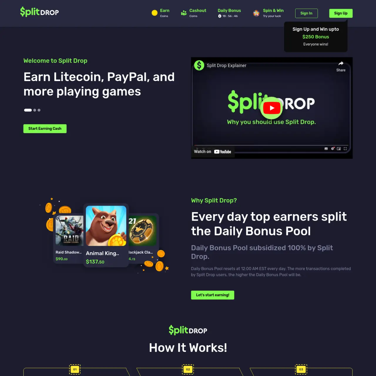 Split Drop trang web mới hấp dẫn nhất để kiếm tiền từ mọi nơi khiến đây trở thành cách kiếm tiền nha