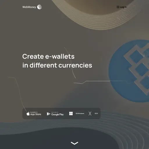 WebMoney — глобальная платежная система, предлагающая информацию о поиске продуктов, методах ввода/в